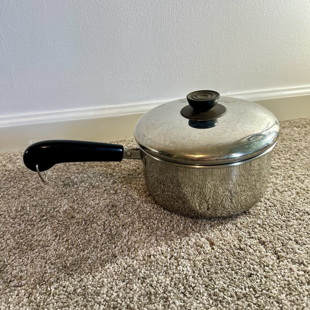 Revere Ware 2Qt 1.9P Sauce Pan With D15 S Stainless Steel Indonesia